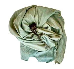 Sanctum Cotton Sile Shroud - Turmeric Indigo Shroud